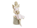 Figurka anioła Pauline - różowa -  20 x 9 cm figurka dekoracyjna