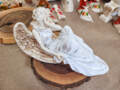 Figurka anioła od Św. Rity - biała -  47 x 25 cm figurka dekoracyjna
