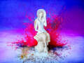 Figurka anioła Megan - biała -  20 x 9 cm figurka dekoracyjna
