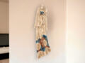 Figurka anioła Genesis - turkus brąz -  55 x 20 cm figurka dekoracyjna