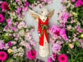 Figurka anioła 818 -  35 x 15 cm figurka dekoracyjna