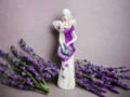 Figurka anioła Sunday Rose - fiolet -  32 x 15 cm figurka dekoracyjna