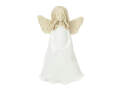 Figurka anioła Monica - biała -  18 x 10 cm figurka dekoracyjna
