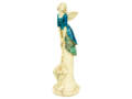Figurka anioła Annabel - turkus -  35 x 15 cm figurka dekoracyjna
