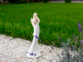 Figurka anioła Elise - biała -  35 x 15 cm figurka dekoracyjna