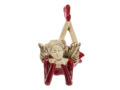 Figurka anioła Dixie - czerwona -  15 cm figurka dekoracyjna
