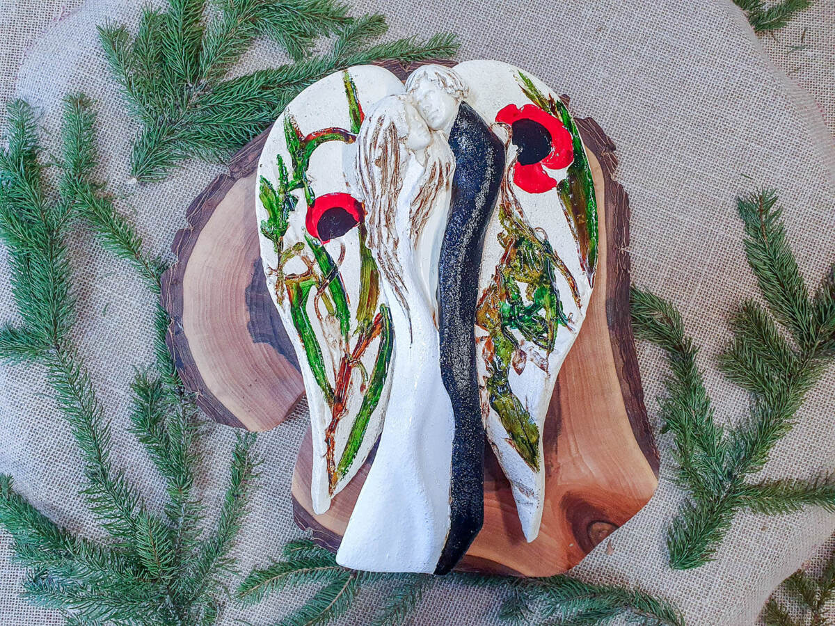 Figurka Kochające Anioły - Wiszące Mix 2 - 35 x 21 cm