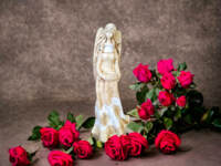 Figurka anioła Genesis - biała -  57 x 22 cm figurka dekoracyjna