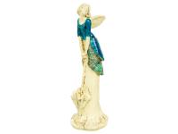 Figurka anioła Annabel - turkus -  35 x 15 cm