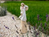 Figurka anioła Arianna - biała -  35 x 15 cm