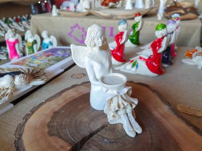 Figurka  anioła 754 -  15 cm figurka dekoracyjna