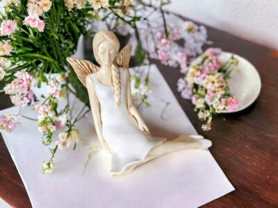 Figurka anioła 751 -  15 cm figurka dekoracyjna