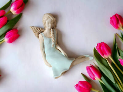 Figurka anioła 773 -  15 cm figurka dekoracyjna