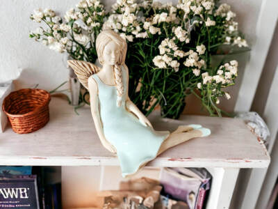Figurka anioła 773 -  15 cm figurka dekoracyjna
