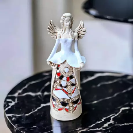 Figurka anioła Anna - biały