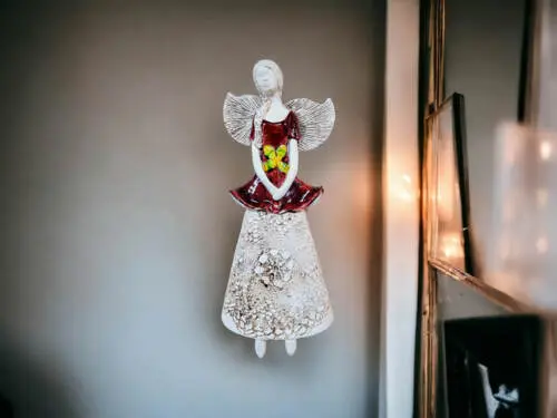 Figurka anioła Abigail - brąz -  30 x 14 cm figurka dekoracyjna