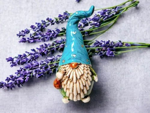 Figurka Skrzat Dobrosław - turkus zielony -  figurka dekoracyjna 5 x 5 cm