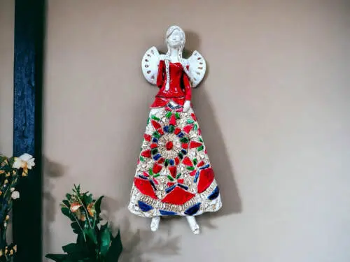 Figurka anioła Heather - czerwony granat
 -  35 x 15 cm figurka dekoracyjna