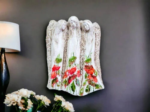 Figurka aniołów Wiara Nadzieja Miłość - Art Leaf -  28 x 20 cm figurka dekoracyjna