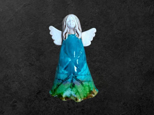 Figurka anioła Monica Art Leaf -  18 x 10 cm figurka dekoracyjna