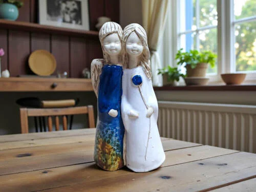 Figurka aniołów Apple & Ella Art 4 -  18 x 10 cm figurka dekoracyjna