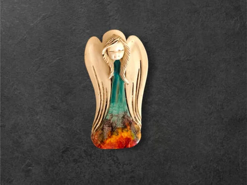 Liolinka Lilionka Art Leaf  -  14 x 9 cm figurka dekoracyjna