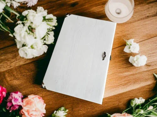 Pudełko ozdobne na anioła -  27 x 40 x 9 cm