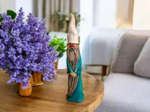 Figurka Skrzat Gandalf - turkus -  25 x 5 cm figurka dekoracyjna