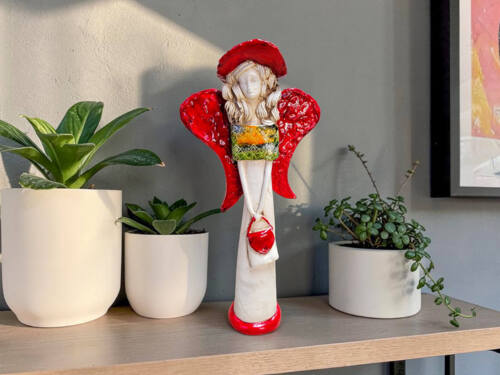 Figurka anioła Coco Art -  30 x 14 cm figurka dekoracyjna
