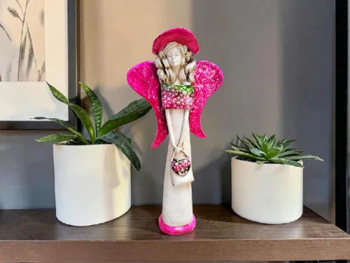Figurka anioła Coco Art -  30 x 14 cm figurka dekoracyjna