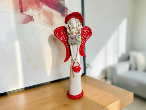 Figurka anioła Coco Art -  30 x 14 cm figurka dekoracyjna
