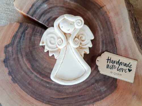 Figurka aniołka Niunia - do malowania -  10 x 7 cm figurka dekoracyjna