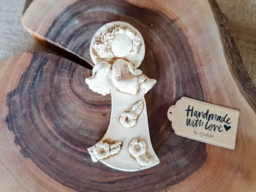 Figurka Liolinka z fletem - do malowania -  16 x 7 cm figurka dekoracyjna