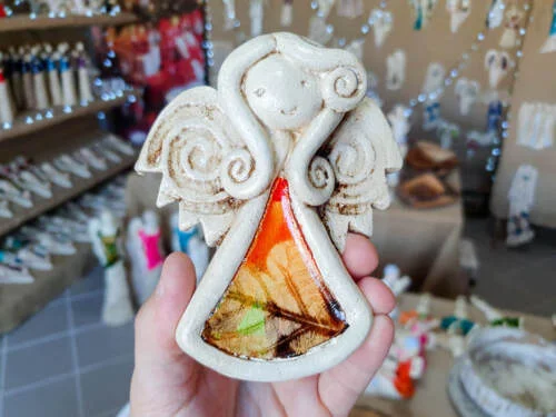 Figurka aniołka Niunia Art  -  10 x 7 cm figurka dekoracyjna