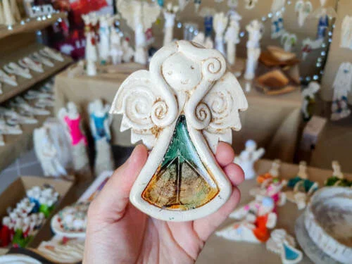 Figurka aniołka Niunia Art  -  10 x 7 cm figurka dekoracyjna