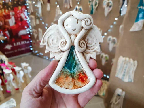 Figurka aniołka Niunia Art  -  10 x 7 cm figurka dekoracyjna