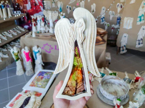 Figurka Gaja Art Leaf -  28 x 12 cm figurka dekoracyjna