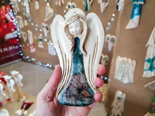 Liolinka Lilionka Art Leaf  -  14 x 9 cm figurka dekoracyjna