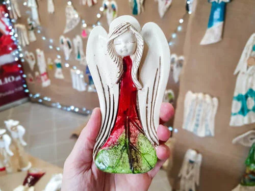 Liolinka Lilionka Art Leaf  -  14 x 9 cm figurka dekoracyjna