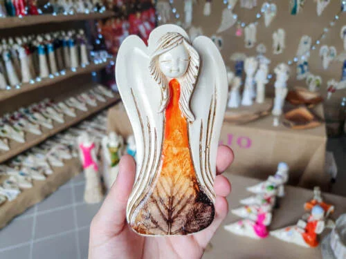 Liolinka Lilionka Art Leaf  -  14 x 9 cm figurka dekoracyjna