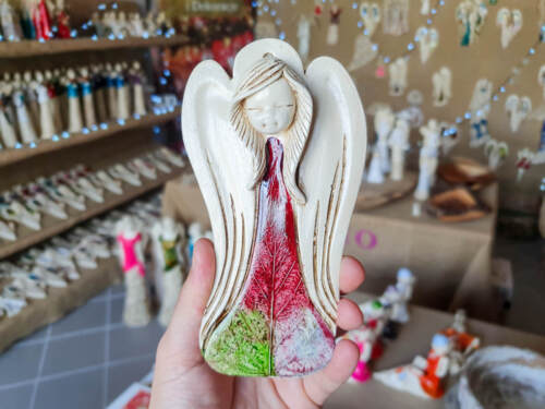 Liolinka Lilionka Art Leaf  -  14 x 9 cm figurka dekoracyjna