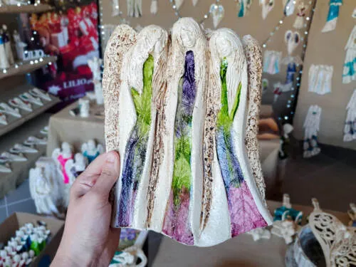 Figurka aniołów Wiara Nadzieja Miłość - Art Leaf -  28 x 20 cm figurka dekoracyjna