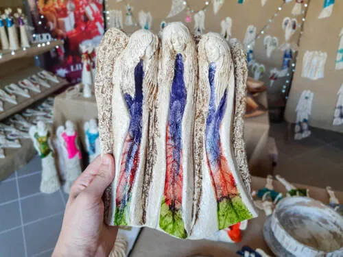 Figurka aniołów Wiara Nadzieja Miłość - Art Leaf -  28 x 20 cm figurka dekoracyjna