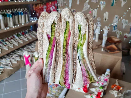 Figurka aniołów Wiara Nadzieja Miłość - Art Leaf -  28 x 20 cm figurka dekoracyjna