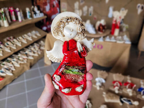 Figurka aniołka Marzyciel Art Leaf -  10 x 7 cm figurka dekoracyjna