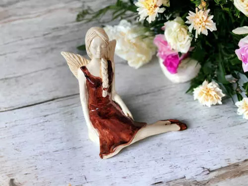 Figurka anioła 752 -  15 cm figurka dekoracyjna