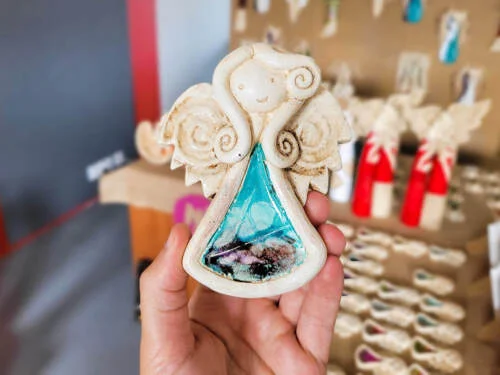 Figurka aniołka Niunia Art  -  10 x 7 cm figurka dekoracyjna