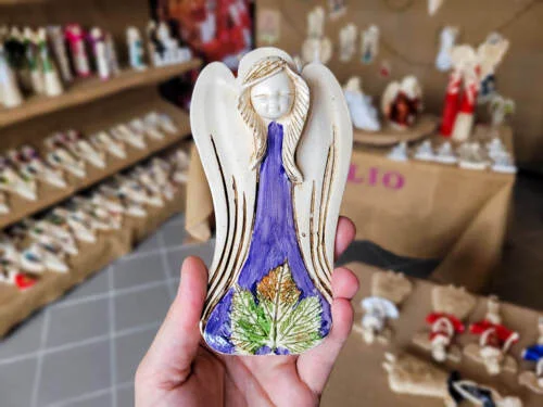 Liolinka Lilionka Art Leaf  -  14 x 9 cm figurka dekoracyjna