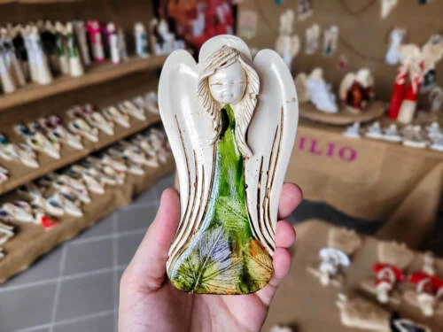 Liolinka Lilionka Art Leaf  -  14 x 9 cm figurka dekoracyjna