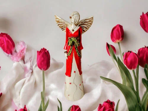 Figurka anioła 818 -  35 x 15 cm figurka dekoracyjna